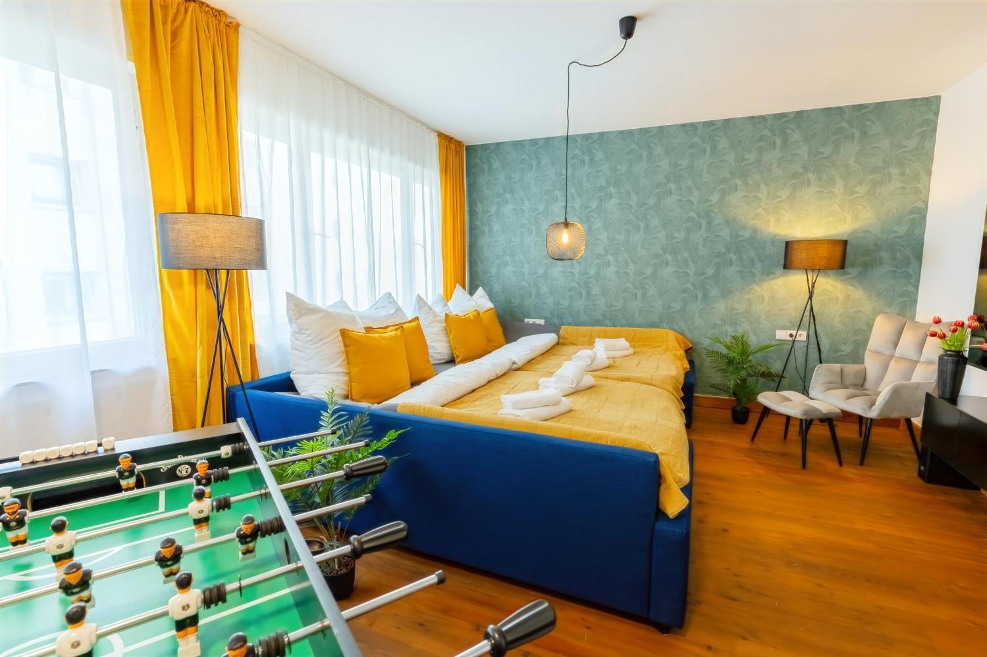 The Big Muenster Fuer Bis Zu 12, Whirlpool, Sauna, Zentral, Tischfussball, Balkon, Gasgrill Ульм Екстер'єр фото