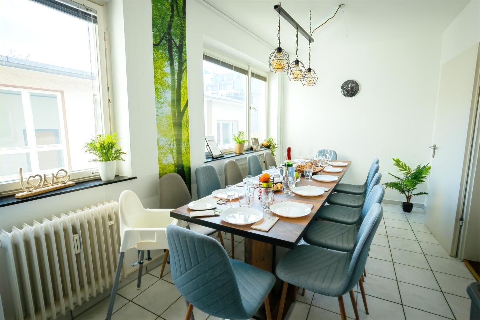 The Big Muenster Fuer Bis Zu 12, Whirlpool, Sauna, Zentral, Tischfussball, Balkon, Gasgrill Ульм Екстер'єр фото